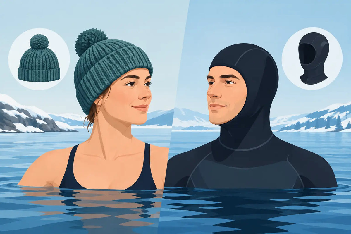 Ullue versus neoprenlue til vinterbading