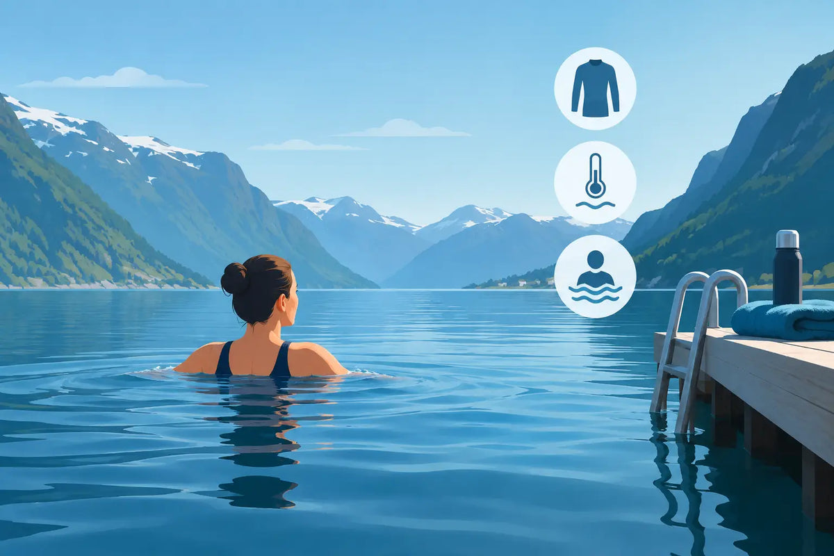 Slik forebygger du kaldesjokk trygt i fjorden