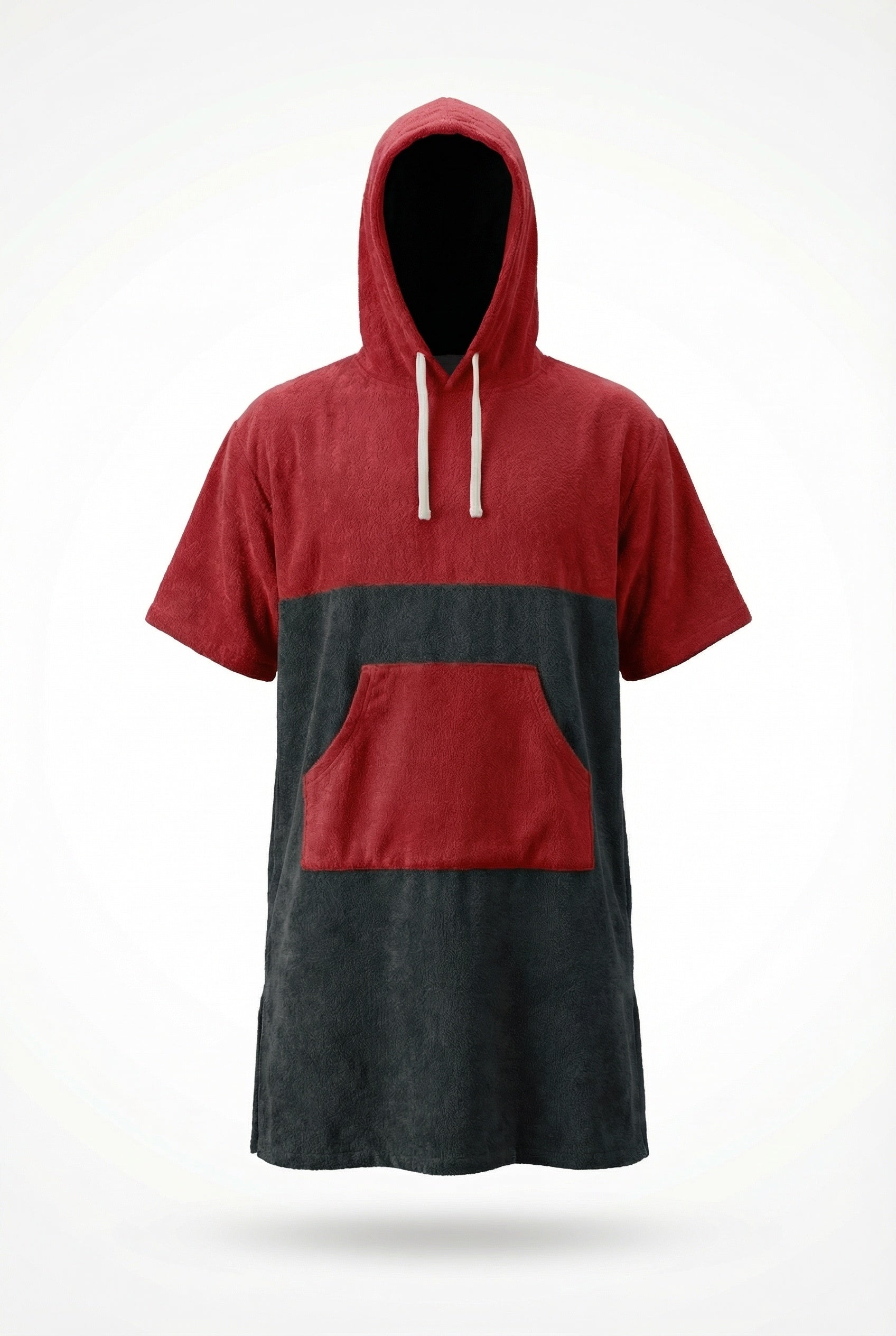 Rød Badeponcho til Isbading - DoUdare