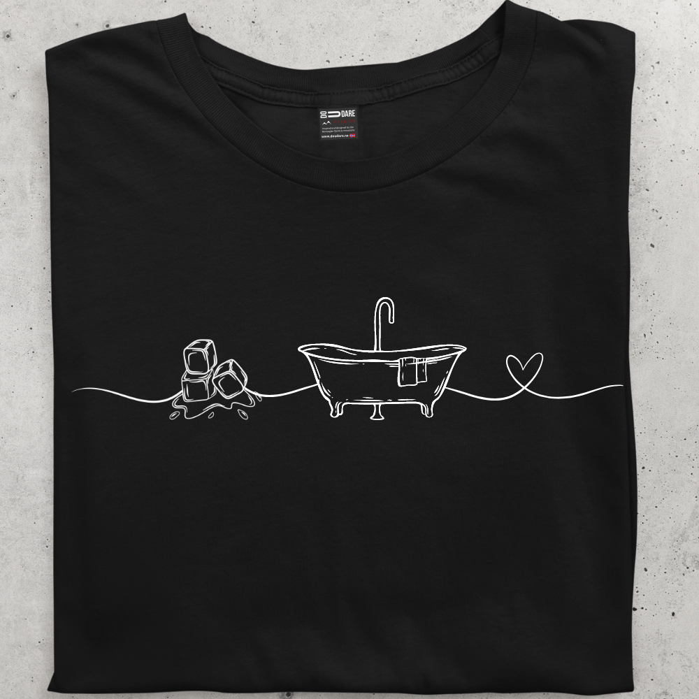 I Love Ice Bath Tee dame - DoUdare