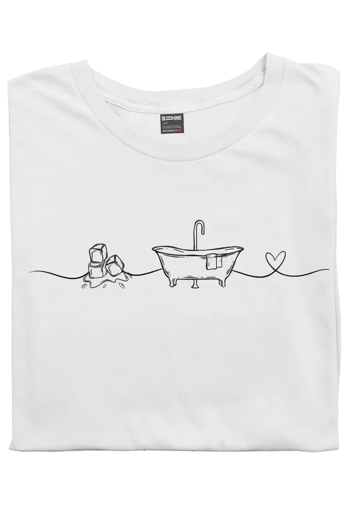I love Ice Bath tee - UNISEX - DoUdare
