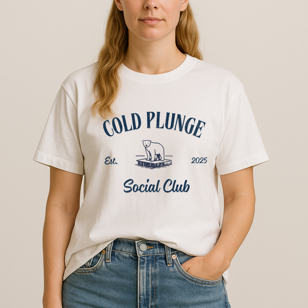 Cold Plunge Social Club Unisex tee - Leveres 20. august! - DoUdare