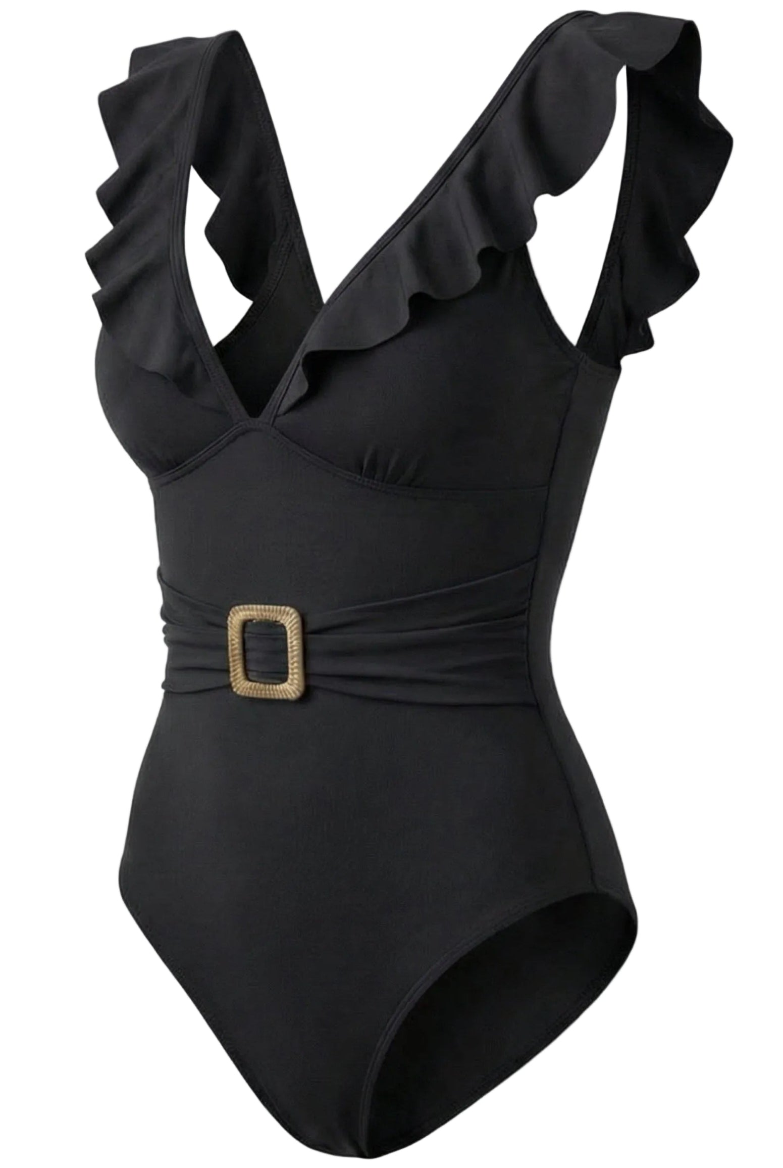 Svart Sonja badedrakt fra fjordvibes - DoUdare flytende ghost-modell av badedrakten