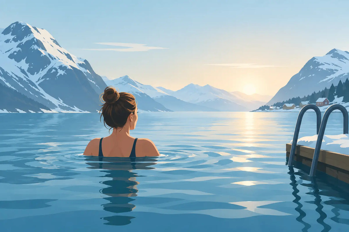 Erfaringer fra første vinterbad i fjorden