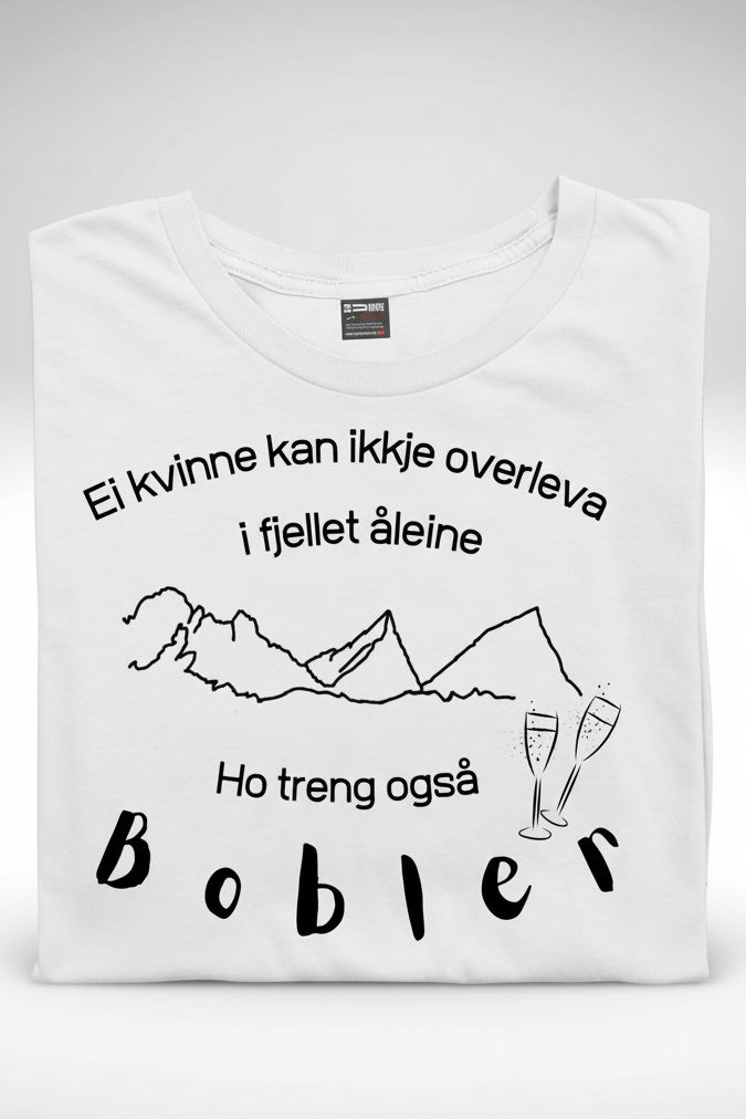 Prosecco Tee Unisex NYNORSK / BOKMÅL - DoUdare