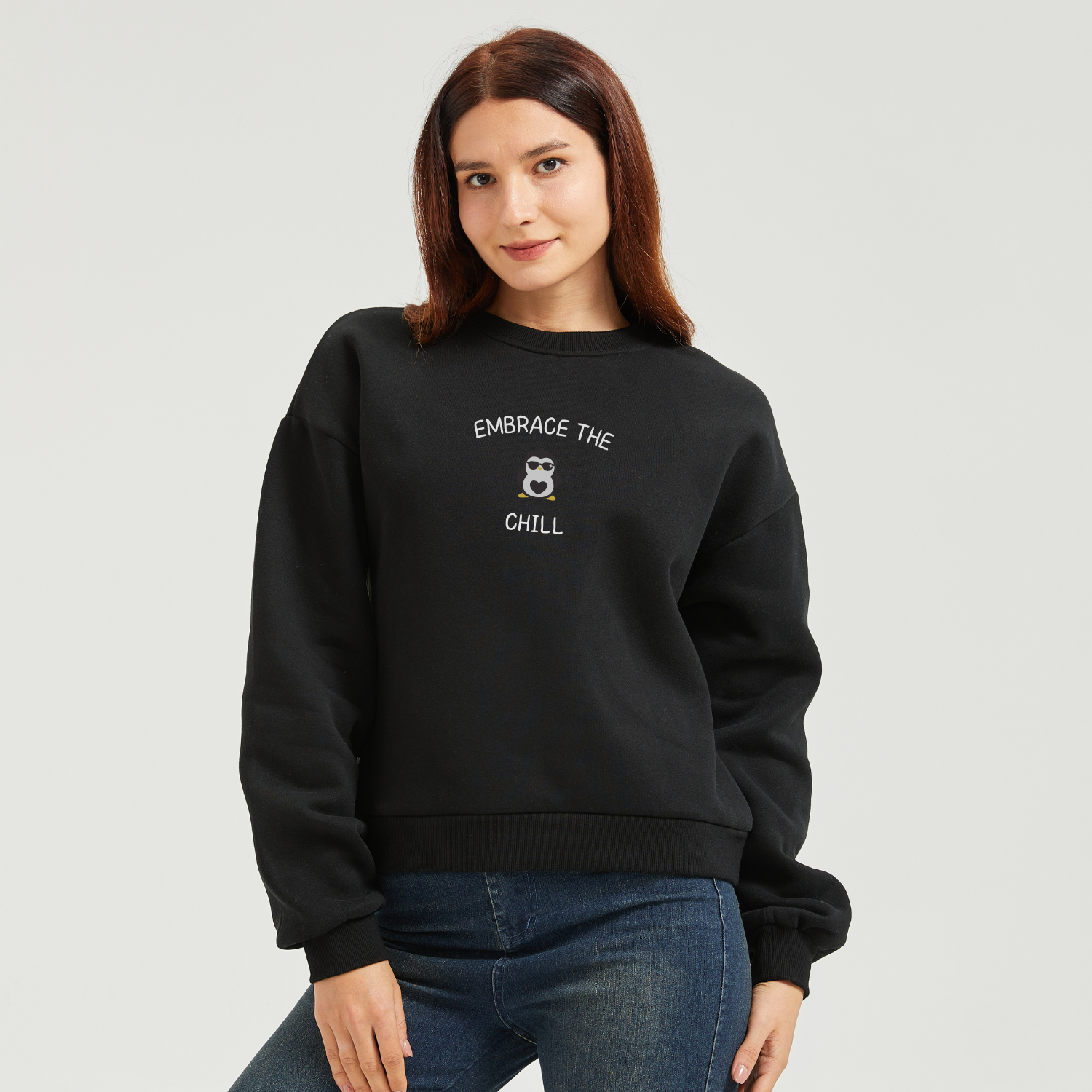 Embrace The Chill unisex sweatshirt for Isbadere