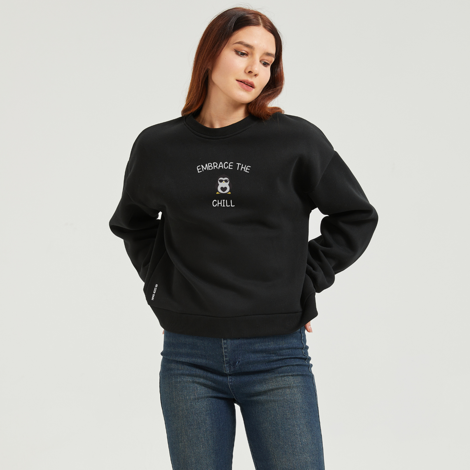 Embrace The Chill unisex sweatshirt for Isbadere