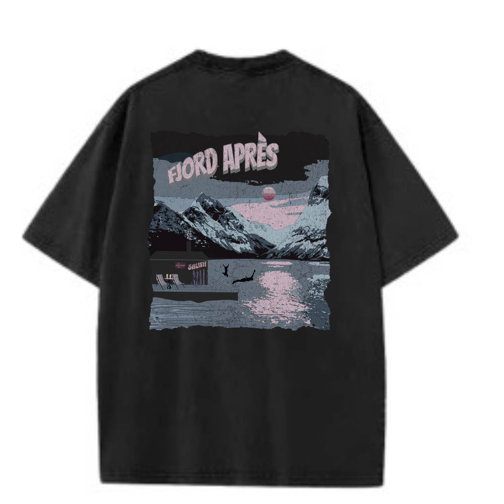 Apres Ski - Unisex washed ski tee - NYHET!