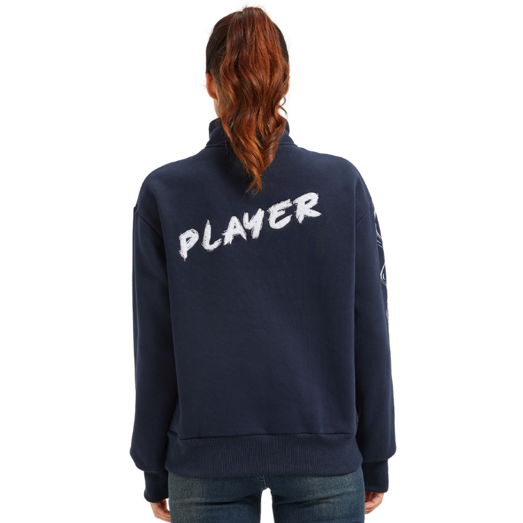 NYHET PLAYER Afterski Sweatshirt Marineblå