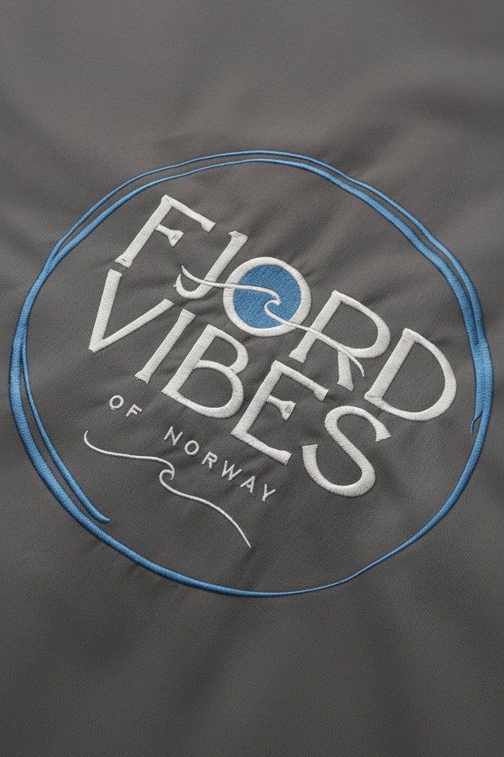 Salty but Sweet™ Polar Fjord Robe ECO, Glacier-blue surf-robe - DoUdare