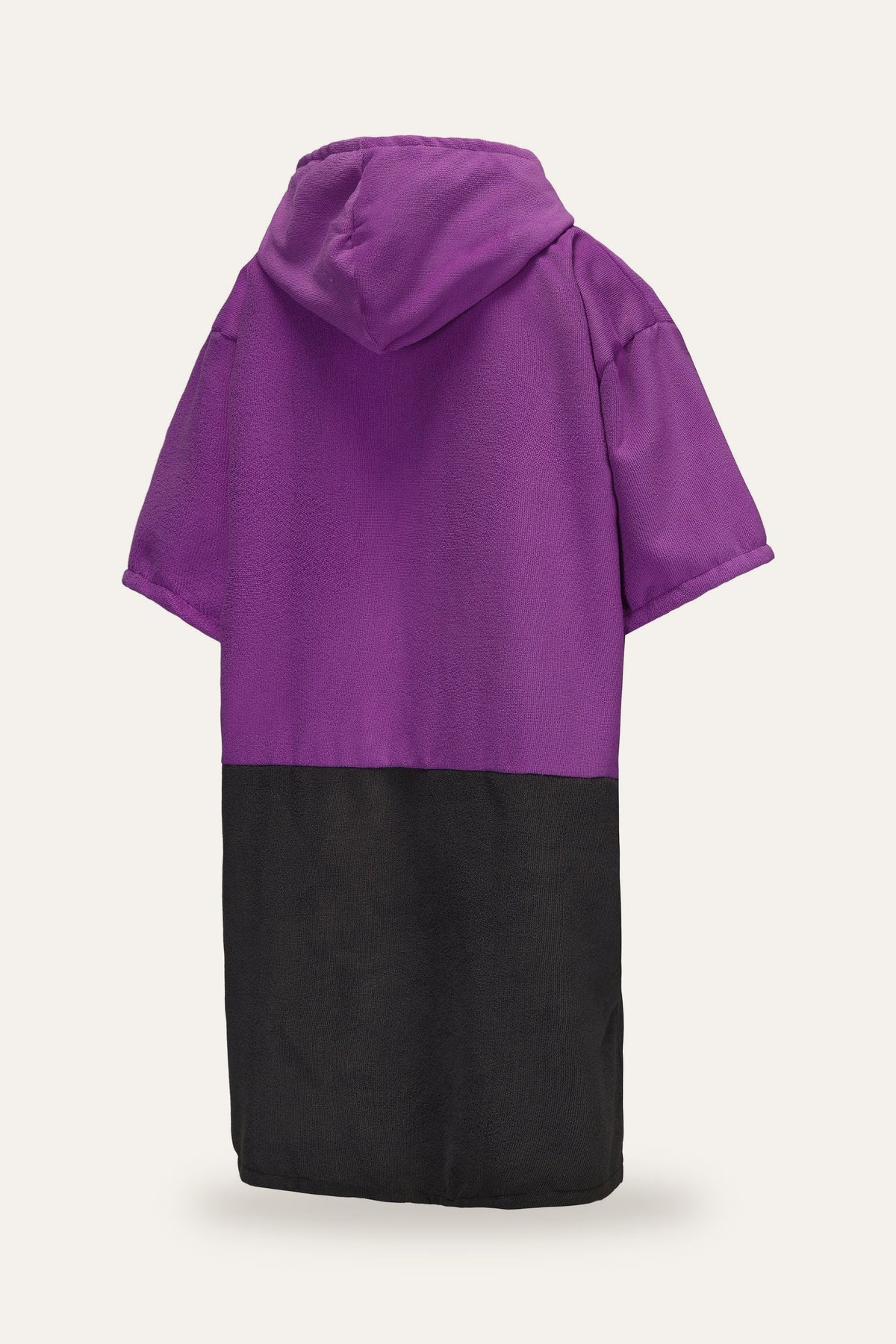 Lilla badeponcho til isbading i mikrofiber fra Fjord Vibes – sett bakfra