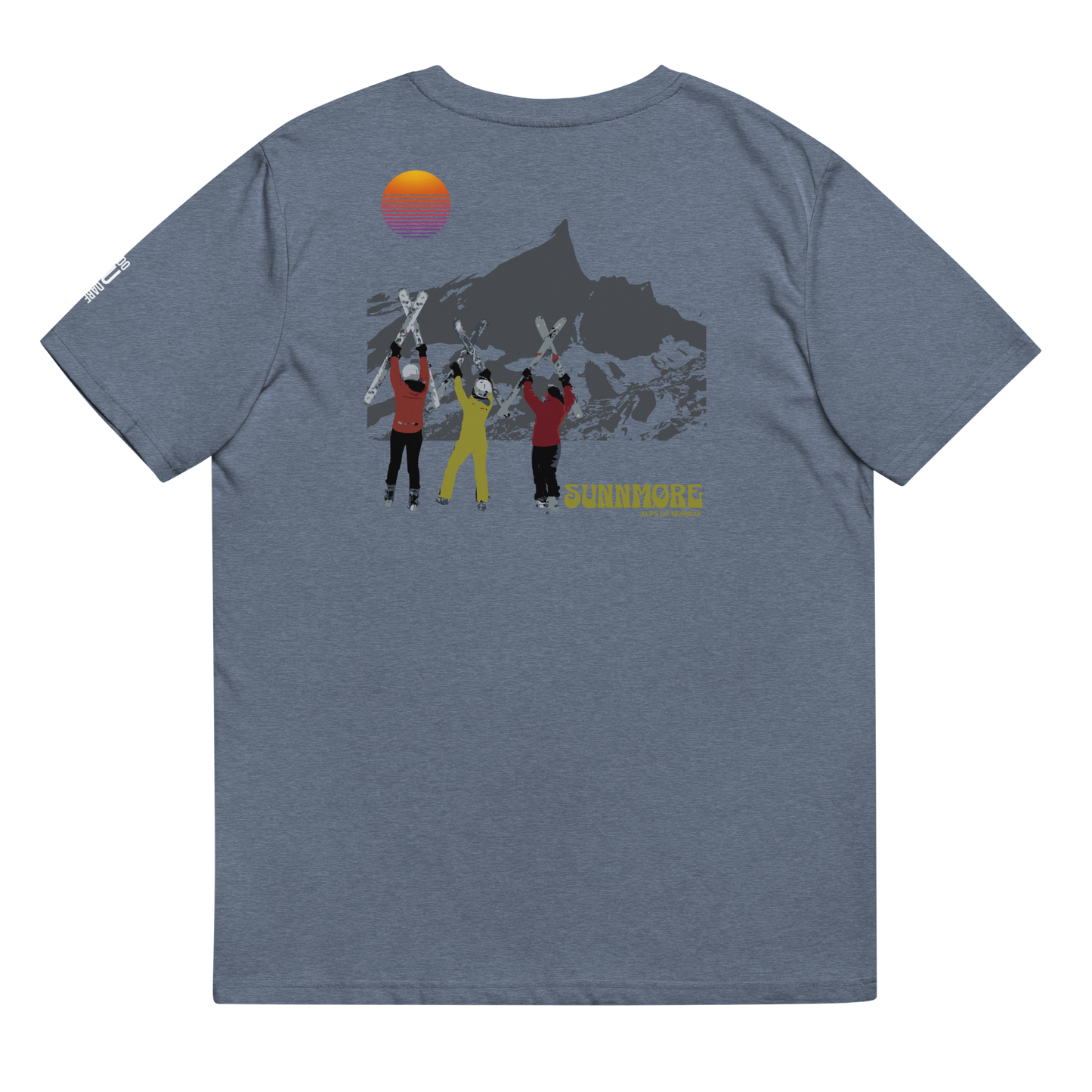 Slogen Mountain tee Unisex organic cotton t-shirt