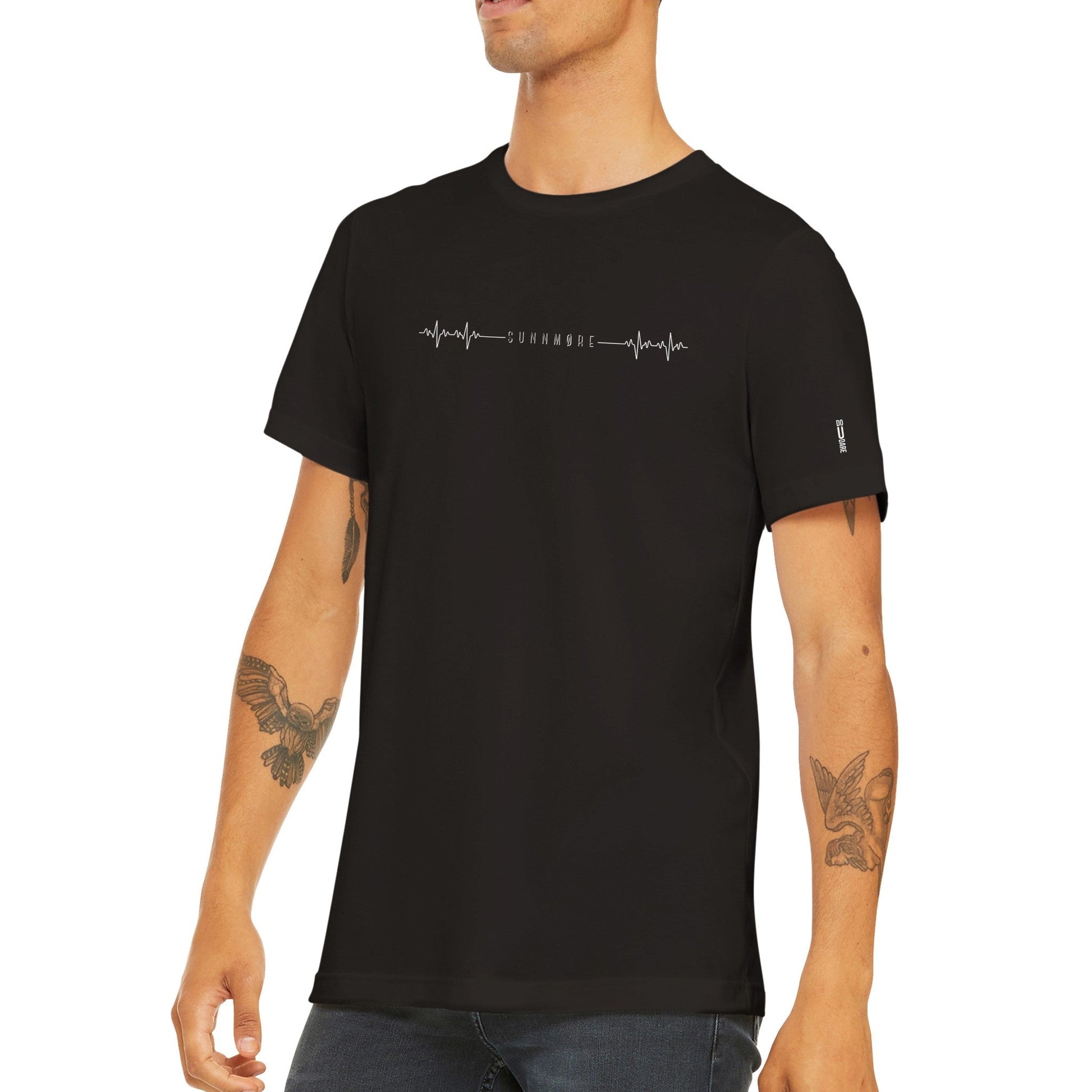 Hartbeat Unisex t-skjorte med SUNNMØRE i midten - DoUdare