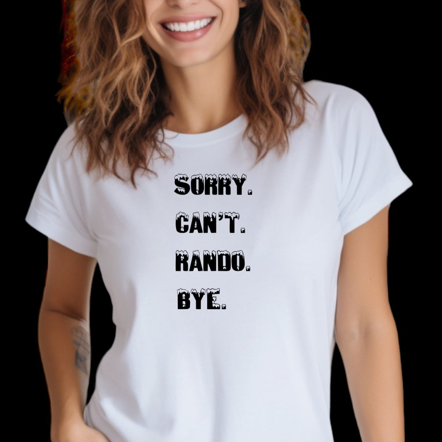 Sorry.Can't. Rando. Bye. - Randonnee t-skjorte unisex ski-skjorte - DoUdare