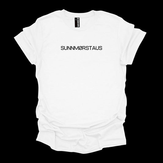 SUNNMØRSTAUS UNISEX Sunnmørs TEE t-skjorte med Sunnmørs-sitat og uttrykk - DoUdare