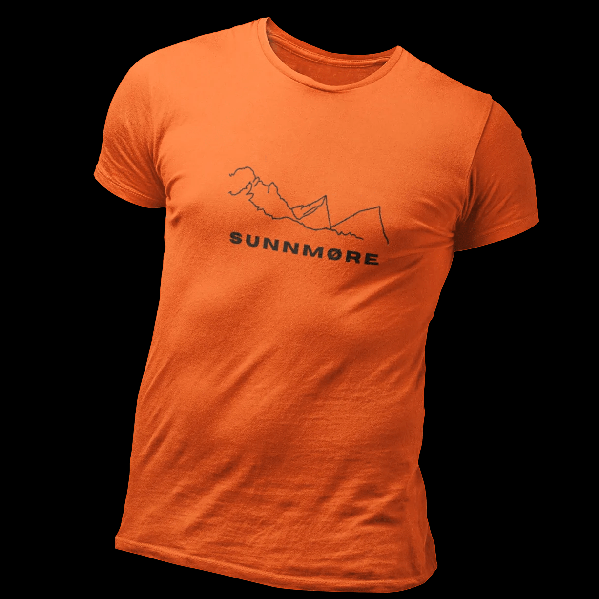 T-skjorte med motiv frå Sunnmøre Jakta, Slogen, Brekketindane - DoUdare